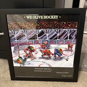 Michael Godard We Olive Hockey Art Print